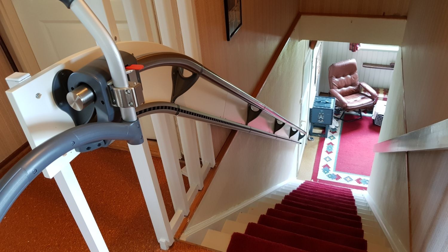 Assistep Forlenging i toppen av trappen